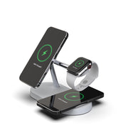 Multifunctional Five-In-One Magnetic Wireless Charging Watch Headset Desktop Mobile Phone Holder Charger 15W Fast Charge